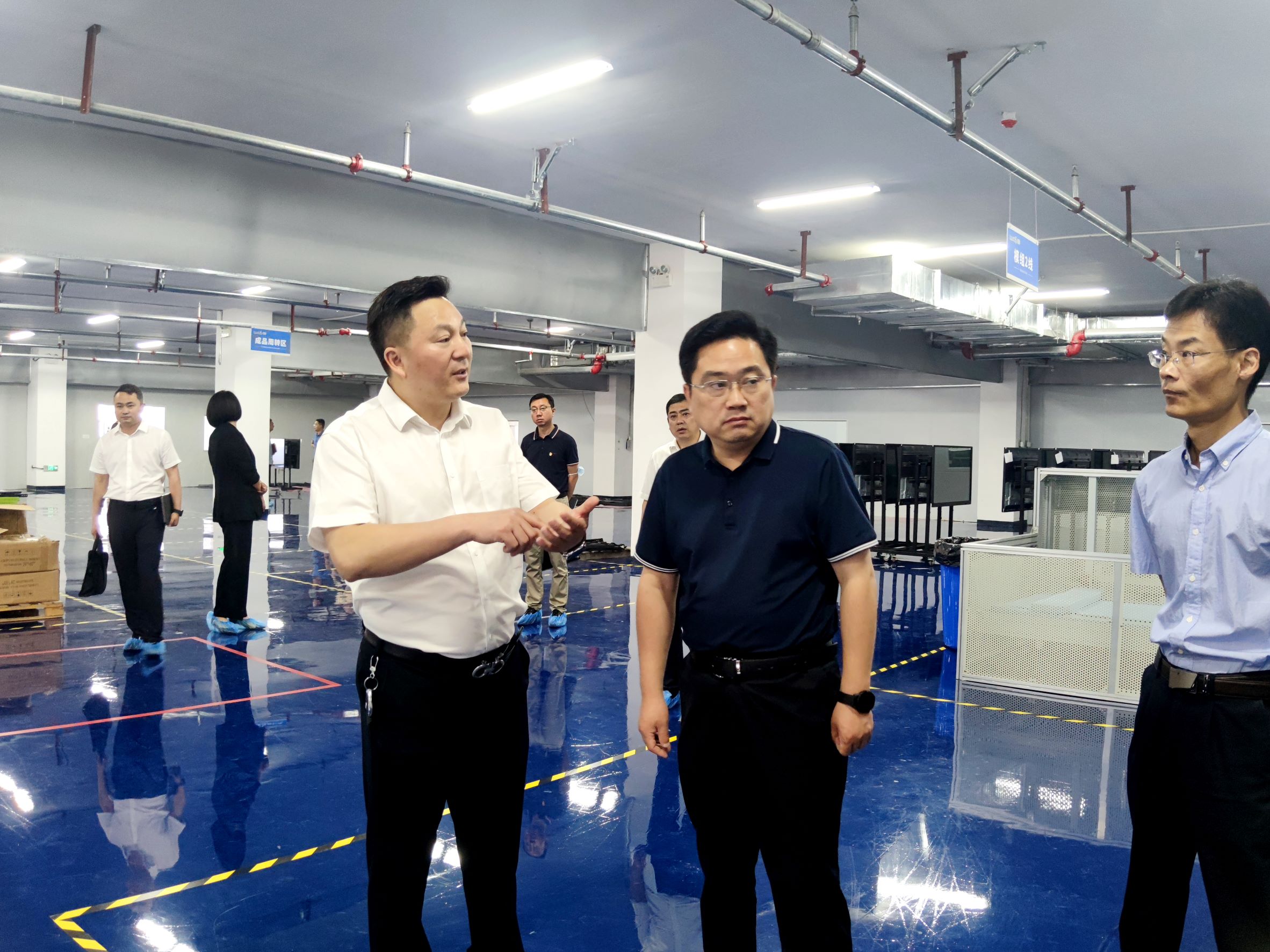 高新区管委会莅临银娱优越会·geg调研指导