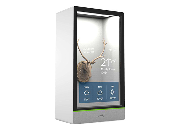 透明广告机可远程管控开关机，实时更新播放内容